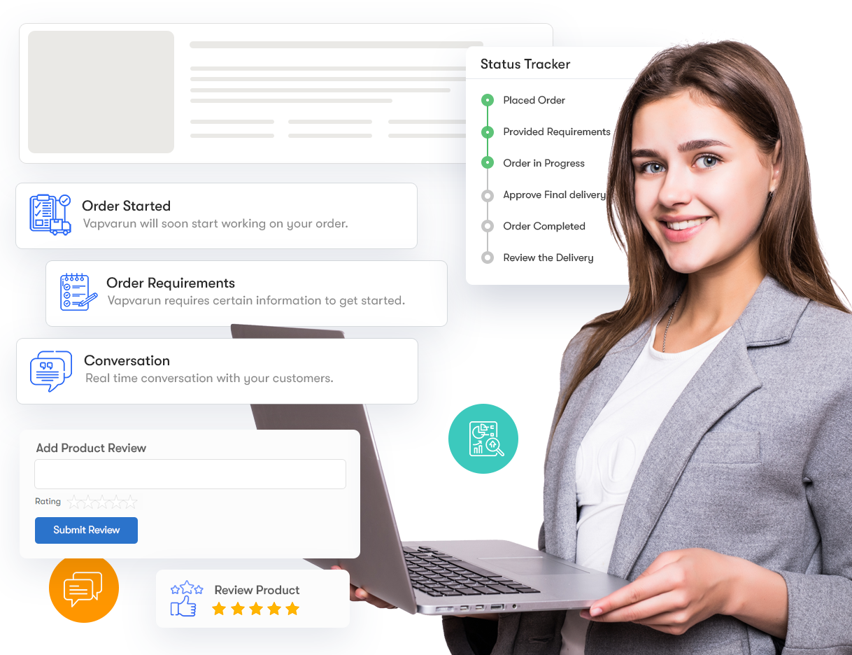 Sell online services woocommerce