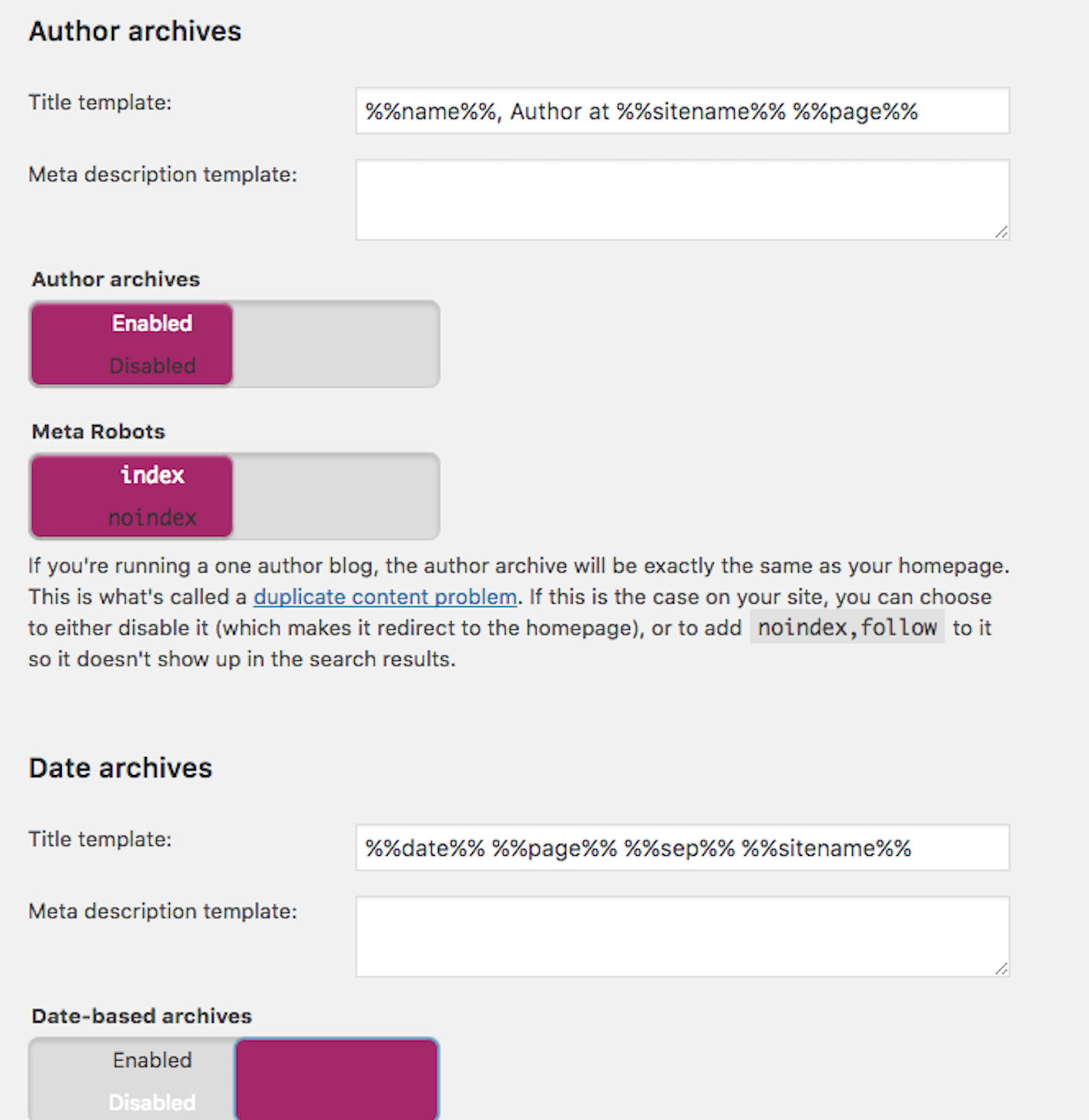 SEO wordpress