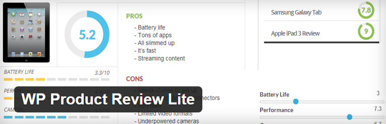 WP Product Review Lite