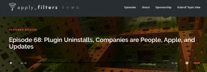 apply-filters: WordPress Podcast