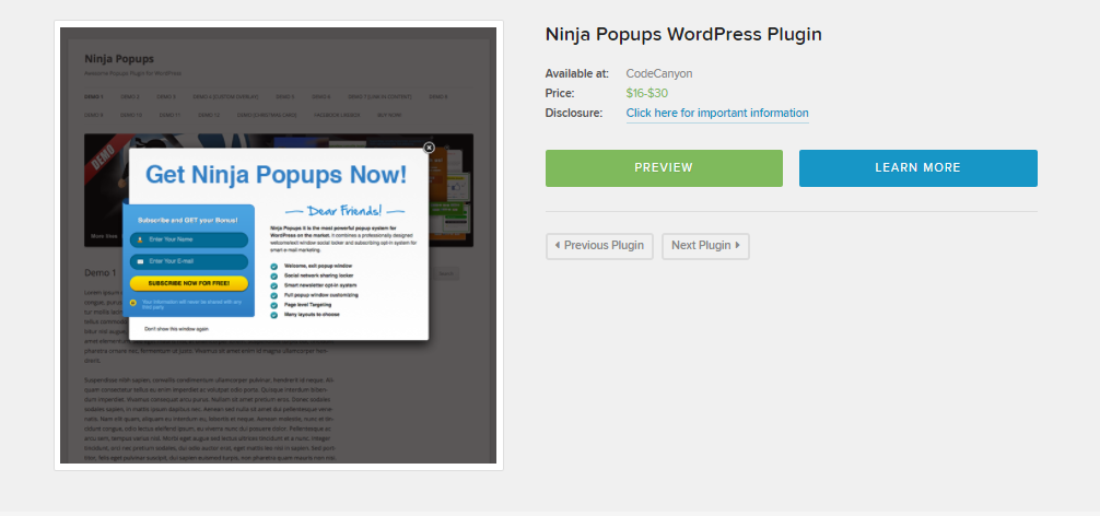 WordPress email subscribers Plugins