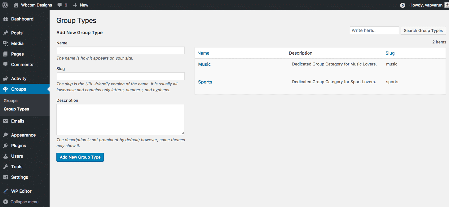 BP Create Group Type screenshot-3