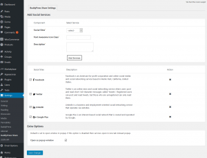 BuddyPress Activity Social Share Plugin