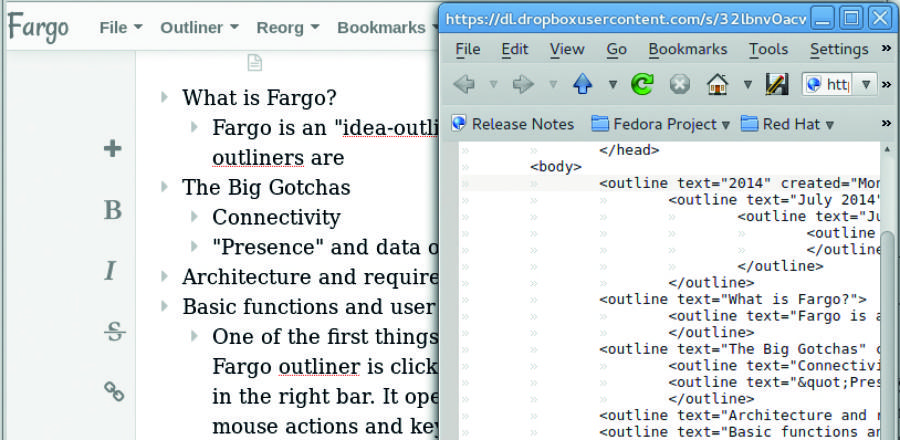Fargo: Writing app