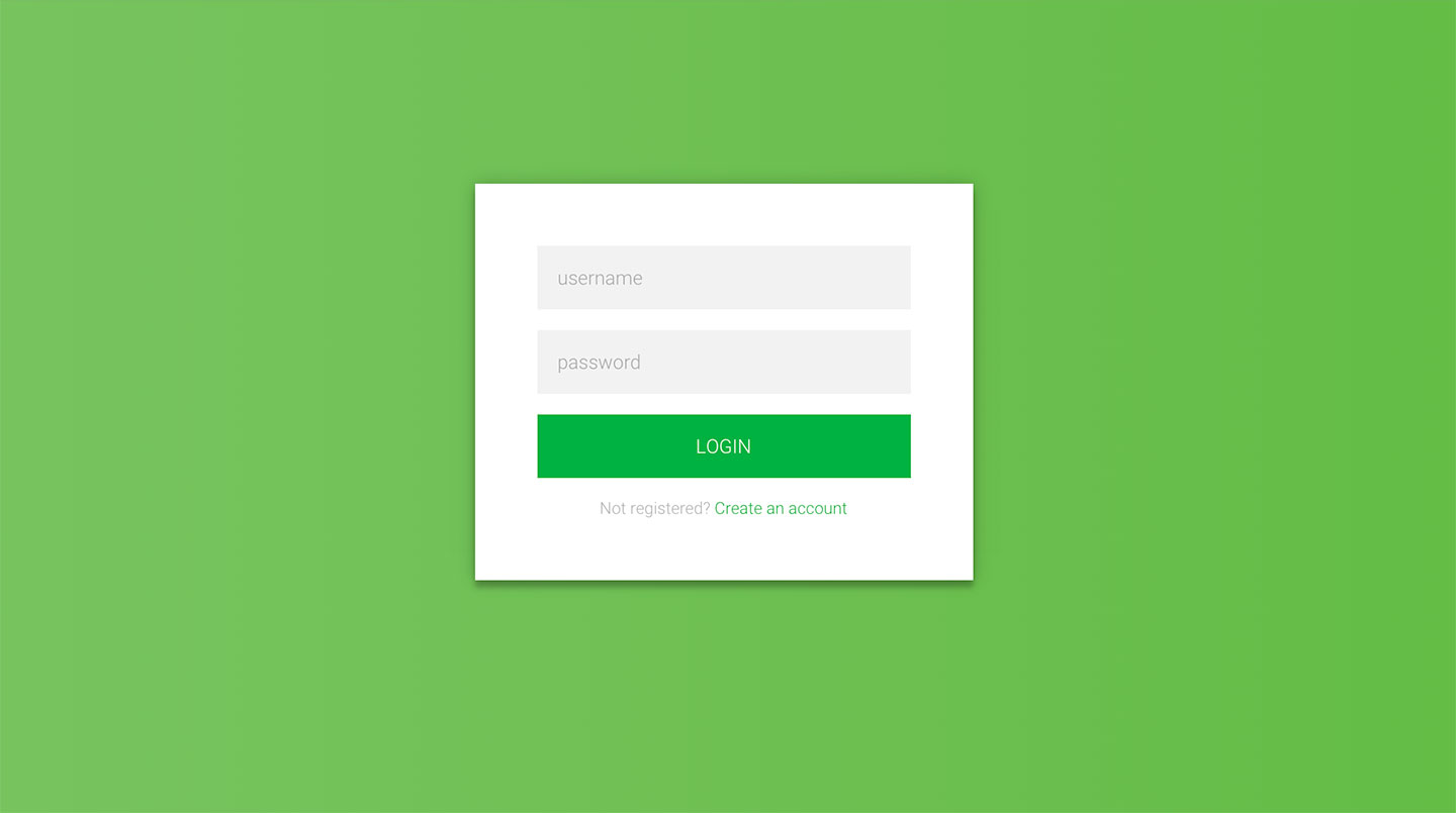 login forms