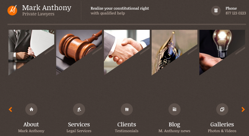 WordPress lawyer Theme