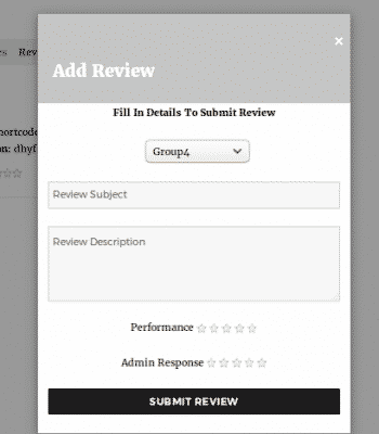 BuddyPress Group Reviews