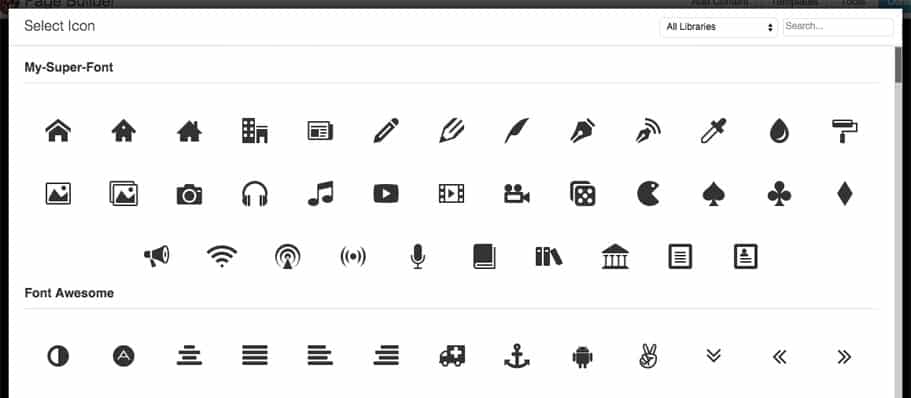 custom builder icons