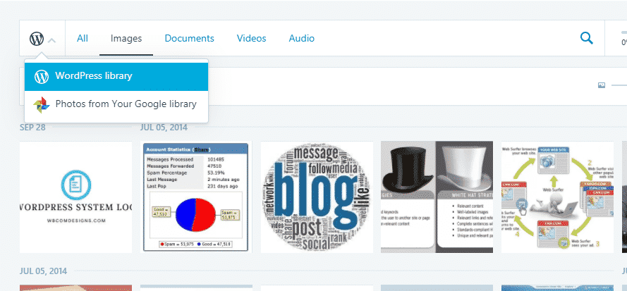 google photos in WordPress