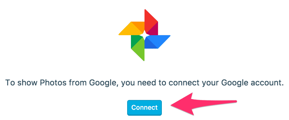 google photos in WordPress