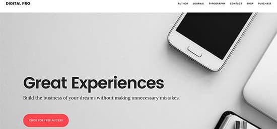 Corporate WordPress theme