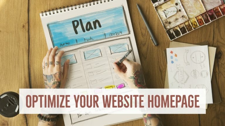 Optimize Your Website Homepage