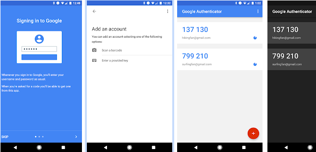 google authenticator