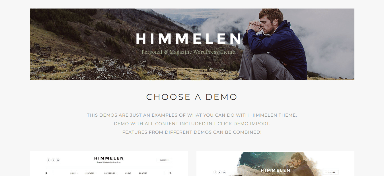 Himmelen Responsive WordPress Blog Theme