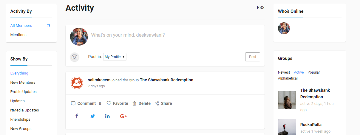 Social Sharing Plugin