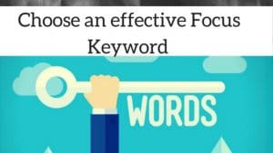 Focus keyword