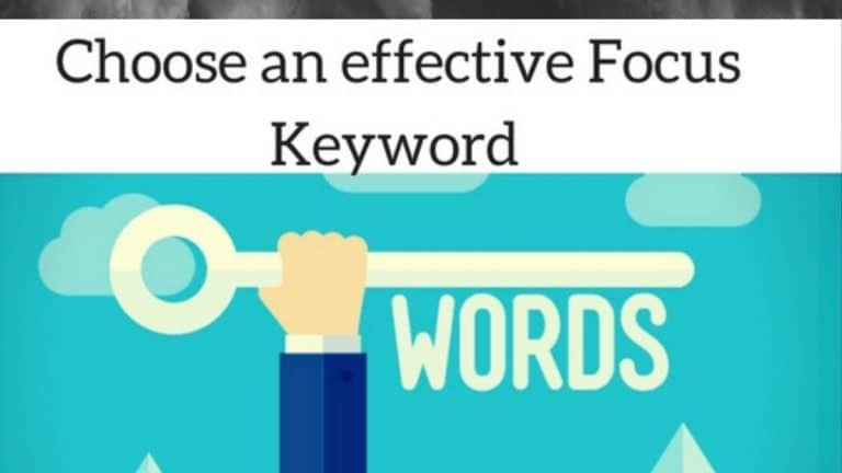Focus keyword