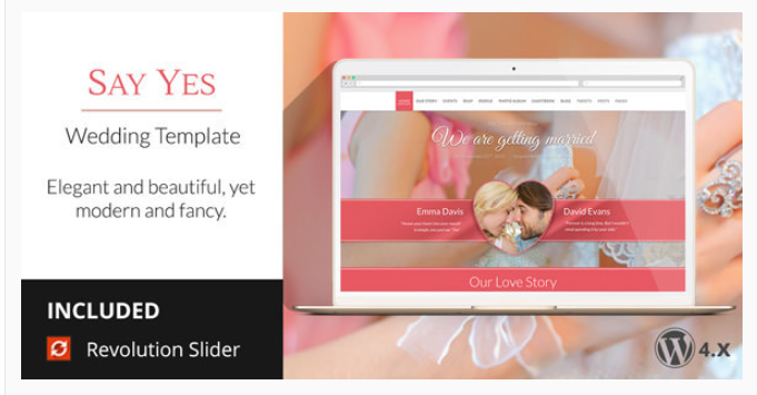 WordPress wedding themes