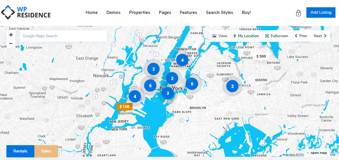 Residence Real Estate WordPress Theme