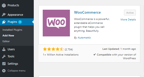 Setup WooCommerce store