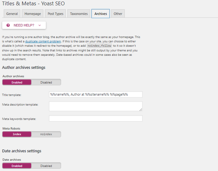 Install Yoast SEO plugin