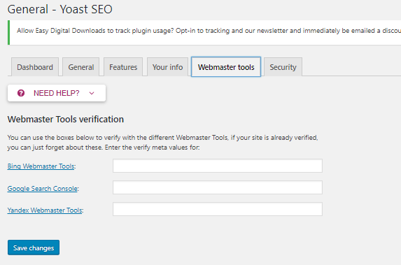 Install Yoast SEO Plugin
