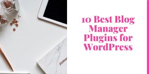 Blog Manager Plugins