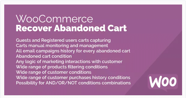 Recover Abandoned Cart for WooCommerce