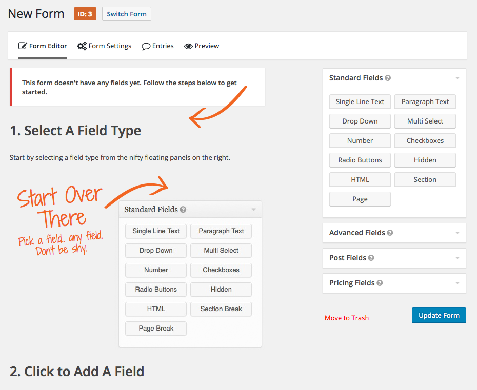 WordPress form builder