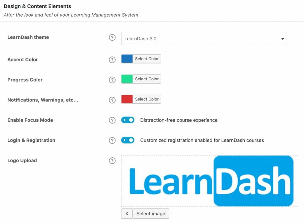 Design and Content Elements