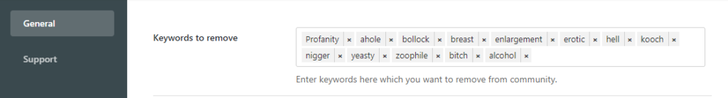 BuddyPress Profanity