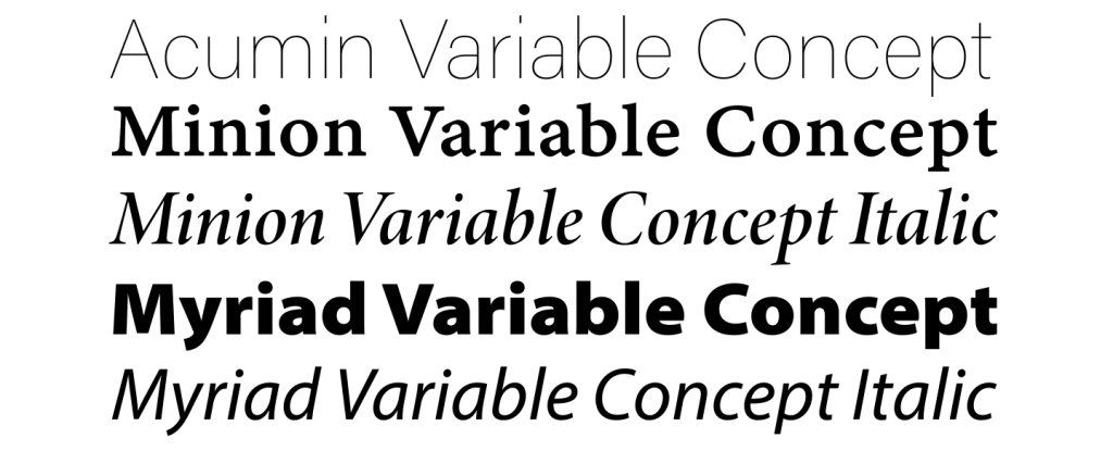 Variable Fonts