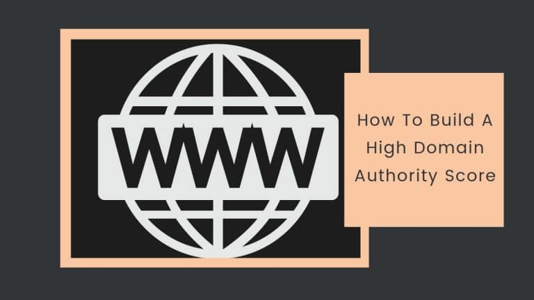 Domain Authority score