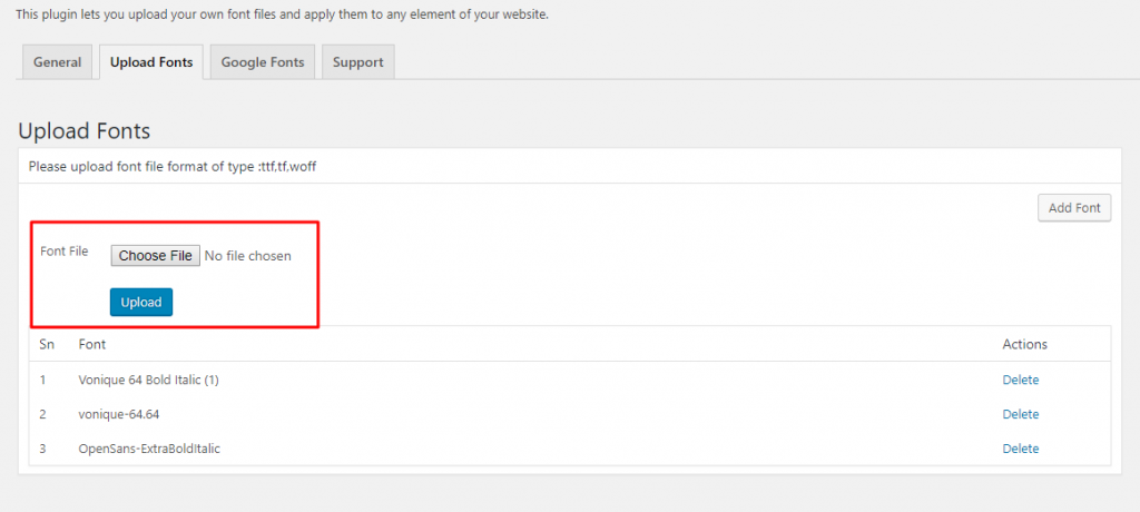 Custom Font Uploader,WordPress Custom Font Uploader