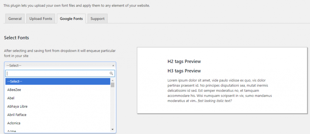 Custom Font Uploader,WordPress Custom Font Uploader