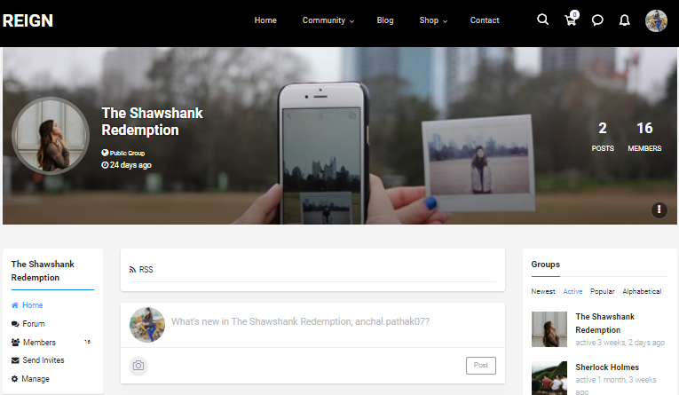 Change group Header and group Directory 