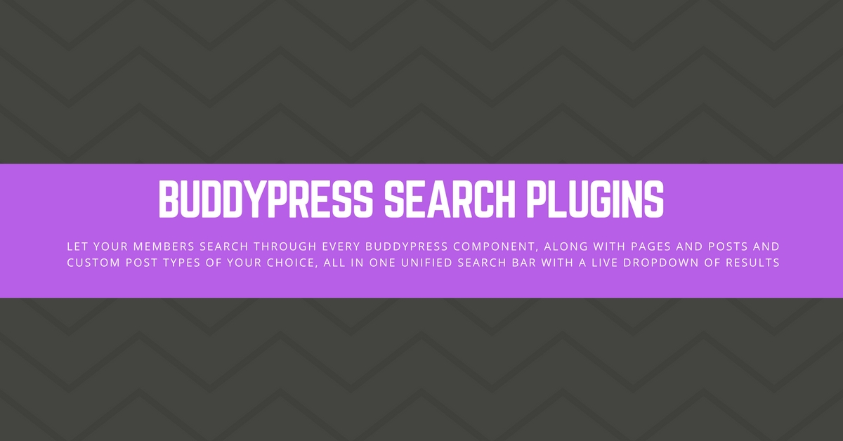 BuddyPress Search Plugin