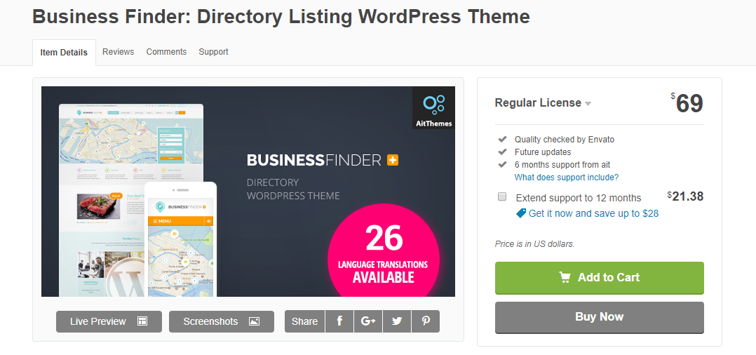 Business Finder theme image