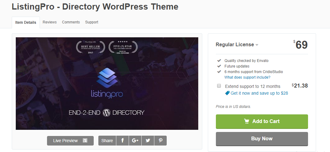 WordPress Directory Theme