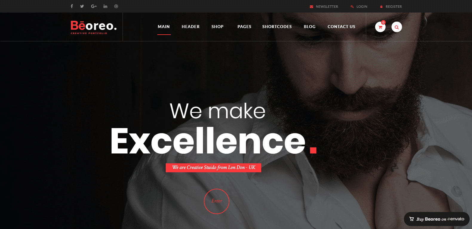 beoreao-Minimalist WordPress Themes