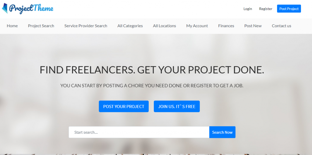 Project Bidding Theme
