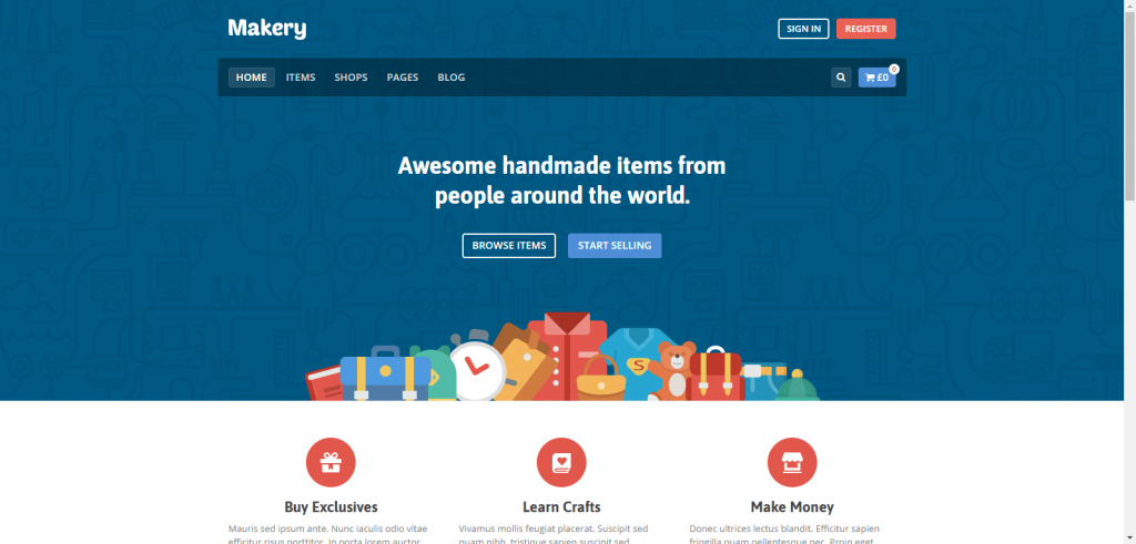 Makery- multi-vendor e-commerce themes