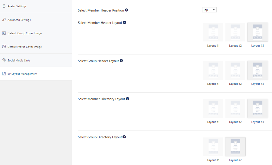 Change group Header and group Directory