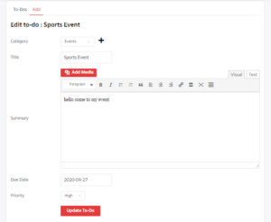 buddypress todo