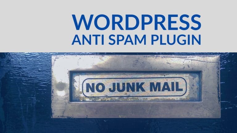 wordpress anti Spam plugin
