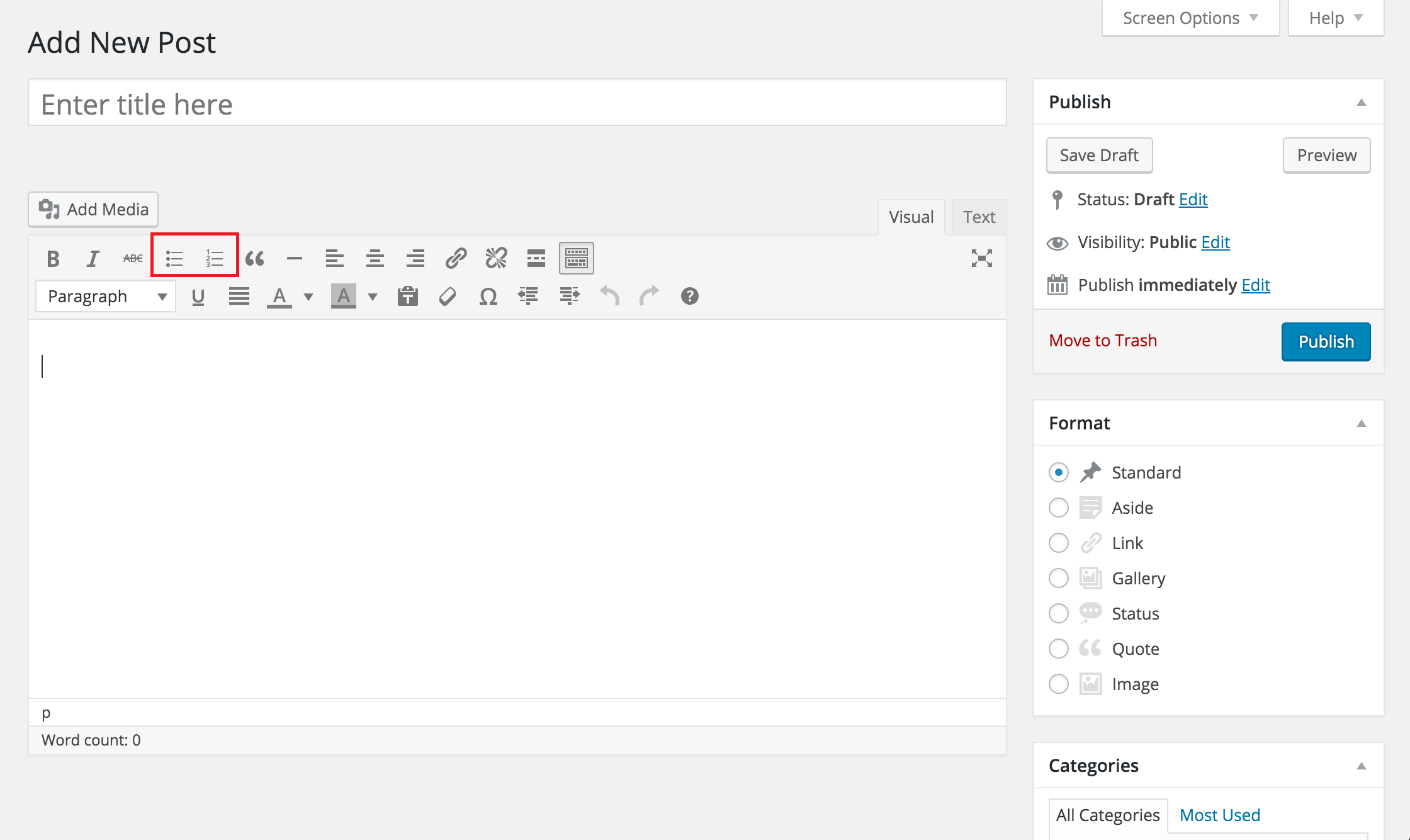 WordPress Formatting,Blog Formatting
