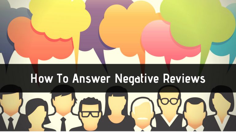 Answering Negative Reviews