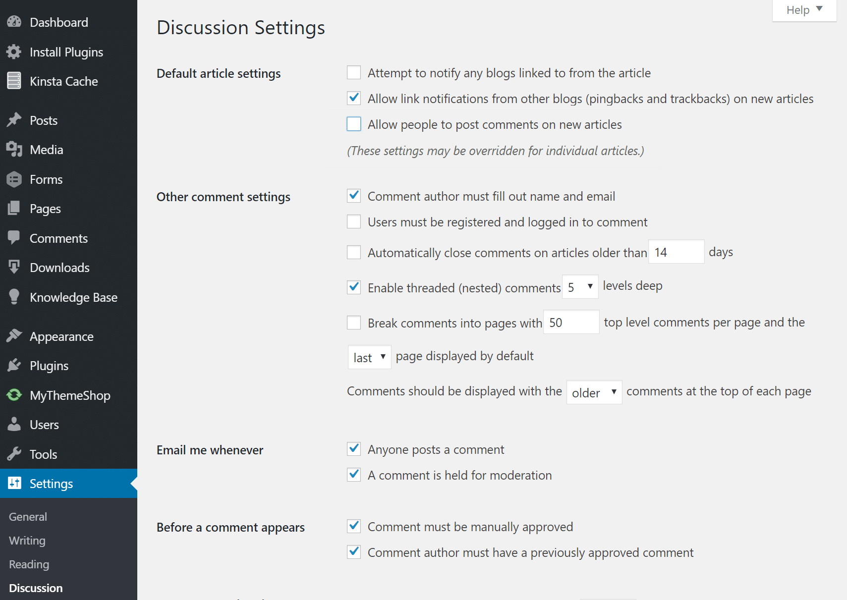 Installing WordPress
