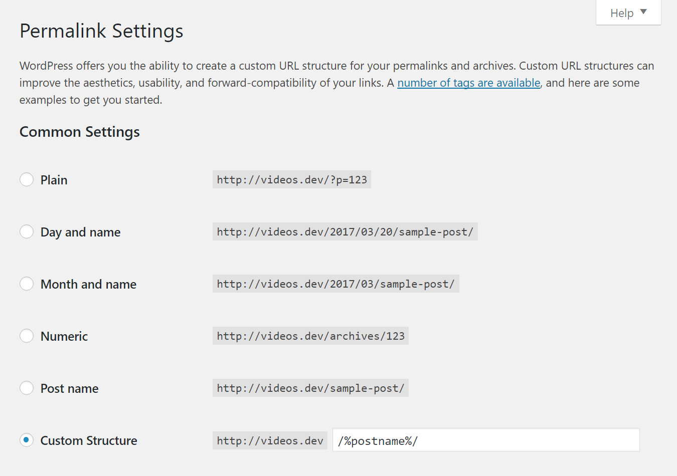 Installing WordPress