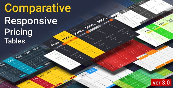 responsive pricing table